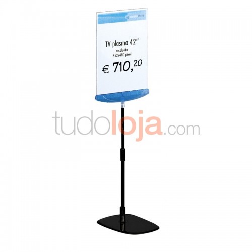 Suporte H300-550 com Display  A4 para Posters