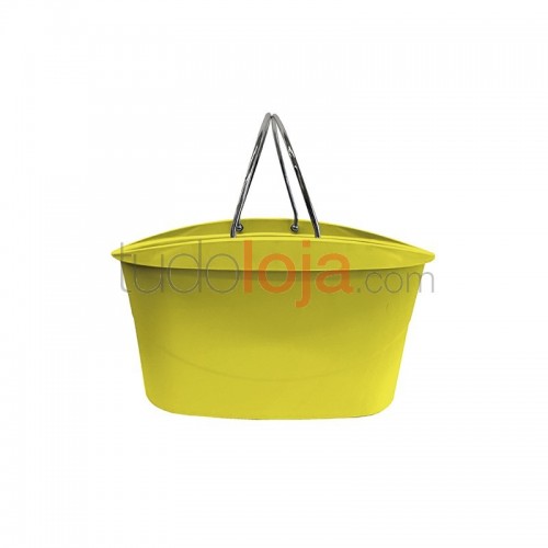 Cesta de compras 13L Amarelo