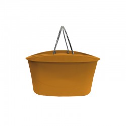 Cesta de compras 13L Laranja
