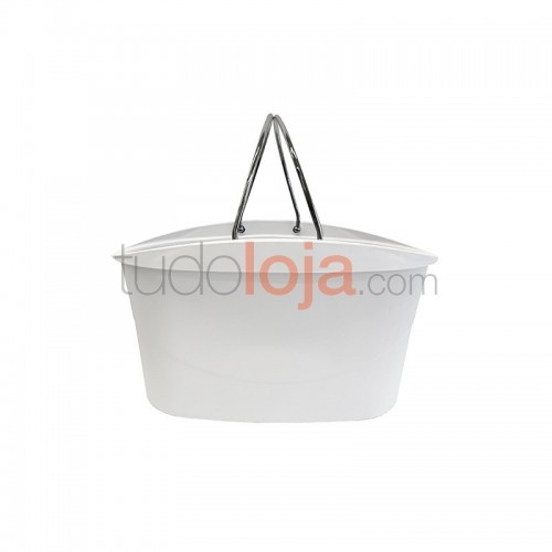 Cesta de compras 13L Branco