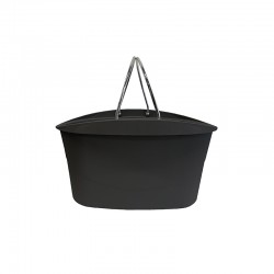 Cesta de compras 13L Preto