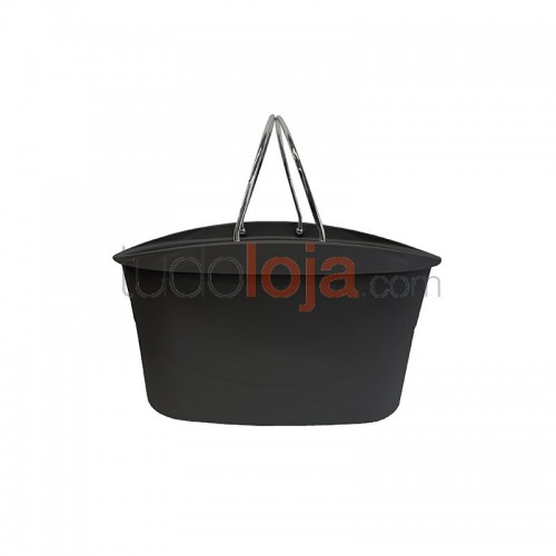 Cesta de compras 13L Preto