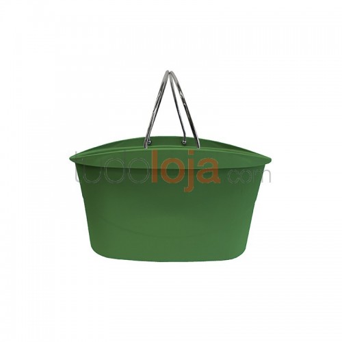 Cesta de compras 13L Verde
