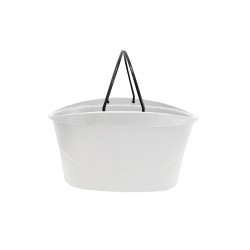 Cesta de compras branco com pega