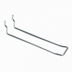 Gancho duplo para forro perfurado