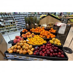 Expositor com divisórias para fruta