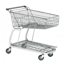 Carro cash&carry com plataforma  - 140L