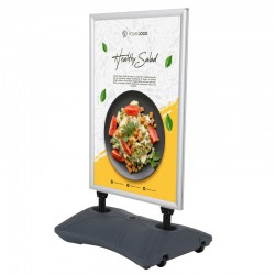 Cavalete Duplo Base Água para Folhetos A1 841x594 mm