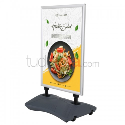 Cavalete Duplo Base Água para Folhetos A1 841x594 mm