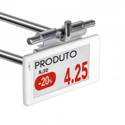 Suporte Etiqueta Eletrônica para Ganchos