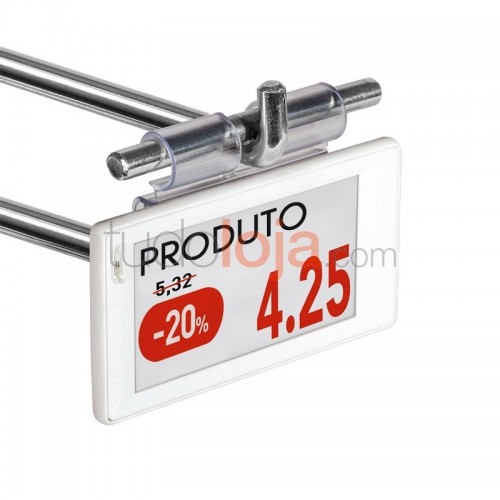 Suporte Etiqueta Eletrônica para Ganchos