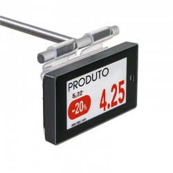 Suporte Etiqueta Eletrônica para Ganchos