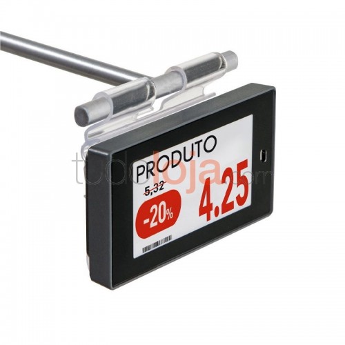 Suporte Etiqueta Eletrônica para Ganchos