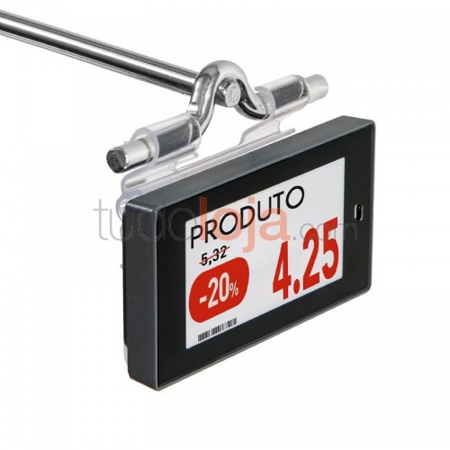 Suporte Etiqueta Eletrônica para Ganchos