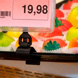 Pinça para "Sistema Clip" E1-12 mm - Preto