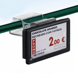 Perfil prateleira vidro E6-8 para etiqueta eletrónica UNIVERSAL