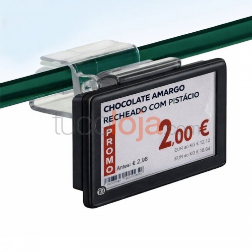 Perfil prateleira vidro E6-8 para etiqueta eletrónica UNIVERSAL