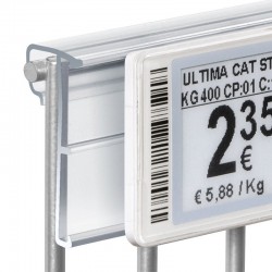 Perfil para Arame Ø8 para etiqueta eletrónica PRICER