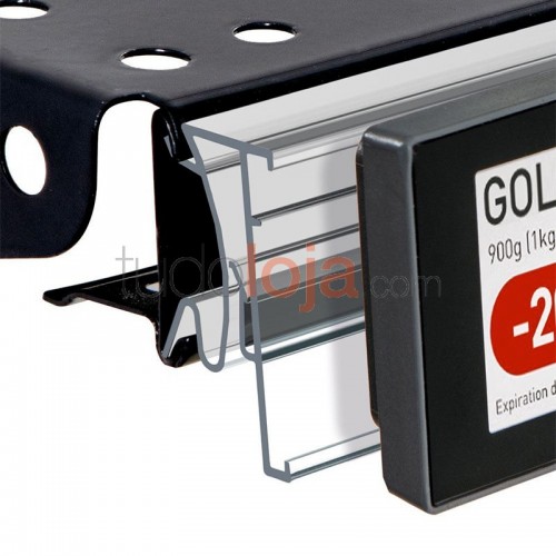 Perfil porta-preço para etiqueta eletrónica Solum Newton