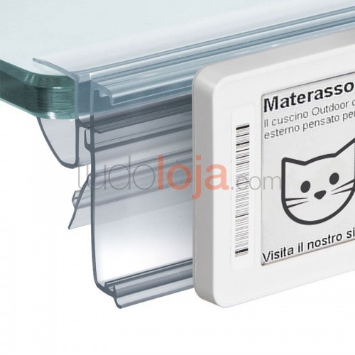 Perfil para Prateleira Vidro para etiqueta eletrónica LG Innotek