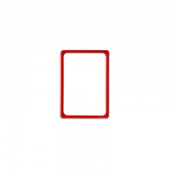 Caixilho A6 Vermelho para Folhetos e Poster de Loja
