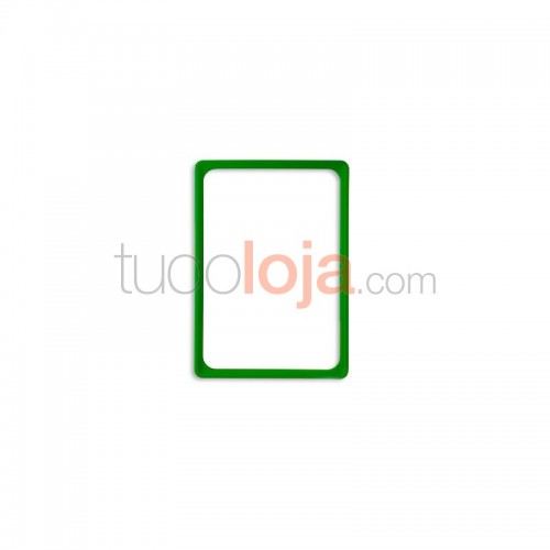 Caixilho A6 Verde para Folhetos e Poster de Loja