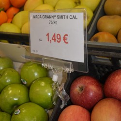 Bolsa para etiquetas fruta