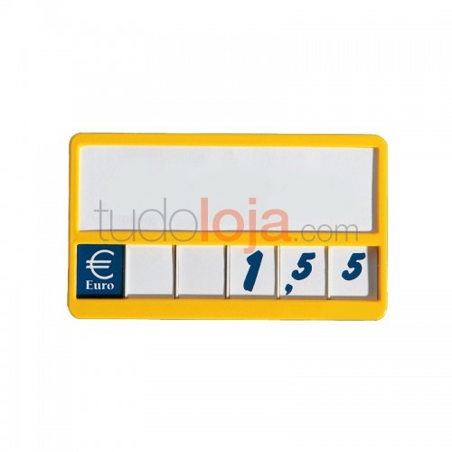 Display com números para Preços