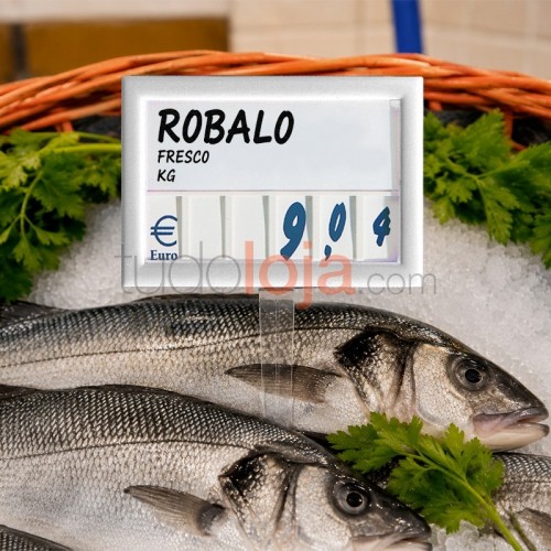 Precário com números para peixe