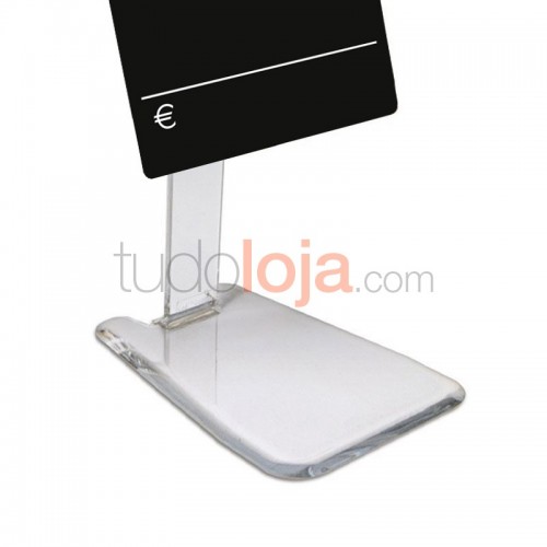 Placa de Preço com Base "Sistema Clip"
