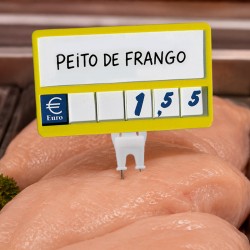 Precário com números para carne - talho