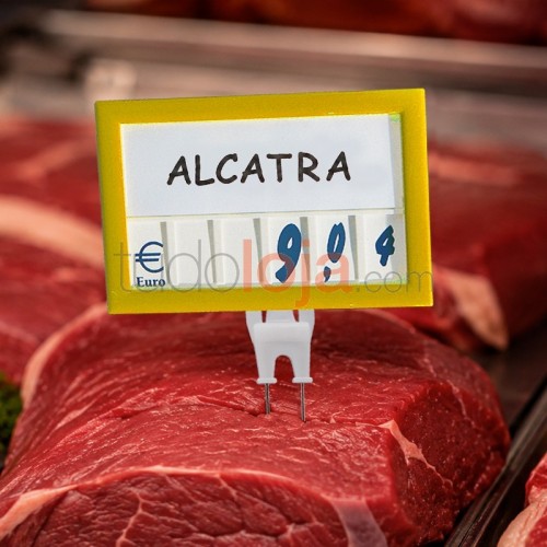 Precário com números para talho