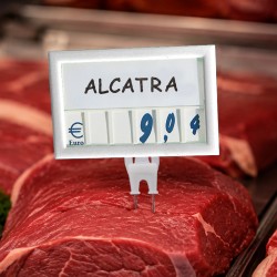 Precário com números para talho