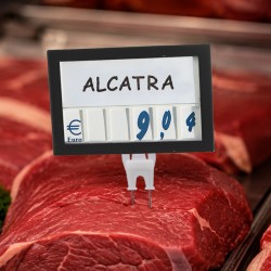 Precário com números para talho