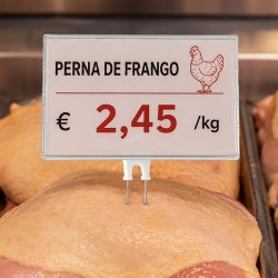 Display preçário para preço talho - carne