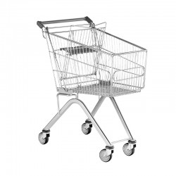 Carrinhos de Compras de Arame com porta-bebé - 100L