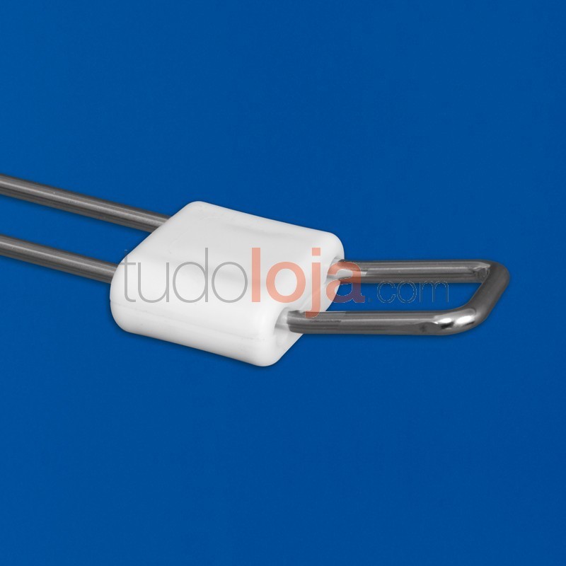 Acessório Anti-Roubo para Gancho Duplo - Branco