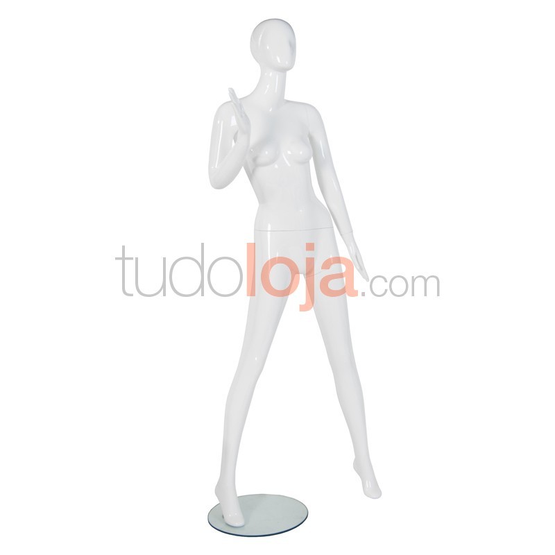 Manequim Senhora Branco para Lojas