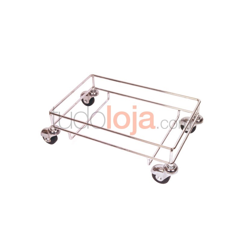 Suporte para empilhar cestas de compras