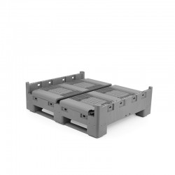 Contentor palete rebativel de plástico - 681L 2T