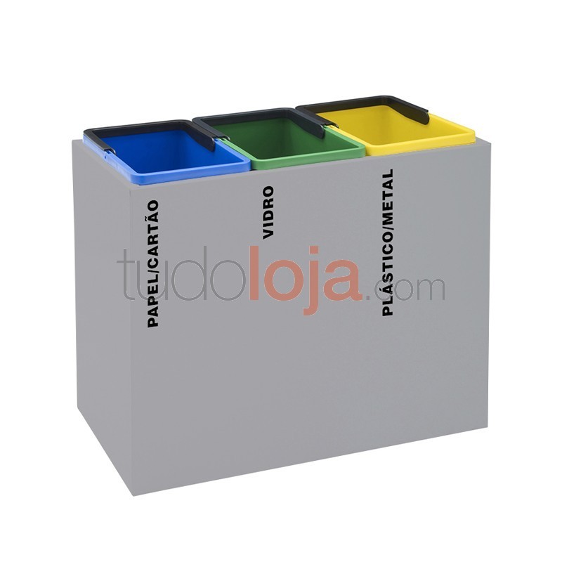 Ecoponto com 3 Baldes - 10L