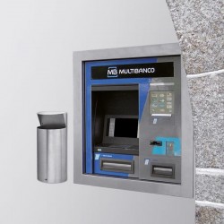 Papeleira para fixar na parede exterior - 13L
