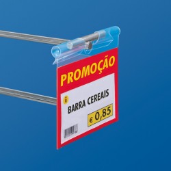 Etiqueta Porta-Preço "PROMOÇÃO" para Ganchos