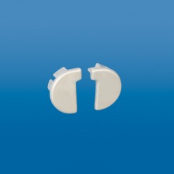 Par de topos para perfil semicircular.